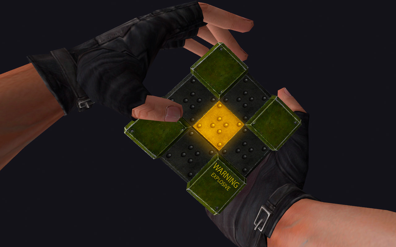 Взрывной кубик — Explosive cube